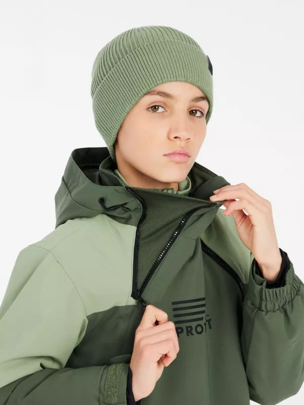 PRTWARK JR snowjacket Marl Green